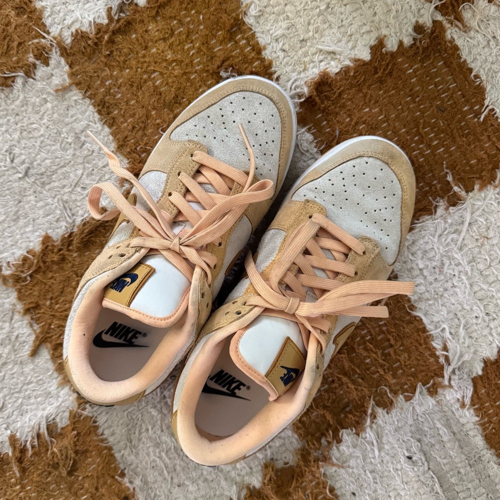 Women’s Nike Dunk Low Celestial Gold Suede